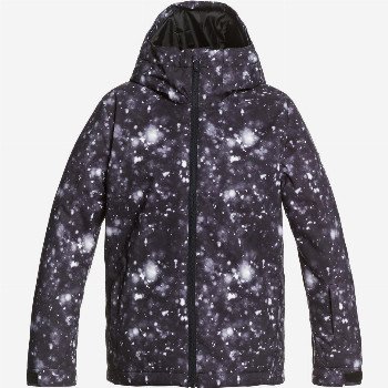 QuiksilverMISSION PRINTED - SNOW JACKET FOR BOYS 8-16 BLACK