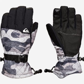 QuiksilverMISSION - SNOWBOARD/SKI GLOVES FOR MEN BLACK