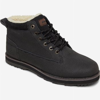 Quiksilver MISSION V - LEATHER LACE-UP WINTER BOOTS FOR MEN MULTICOLOR