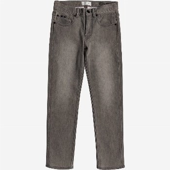 QuiksilverMODERN WAVE GREY - STRAIGHT FIT JEANS FOR BOYS 8-16 BLACK