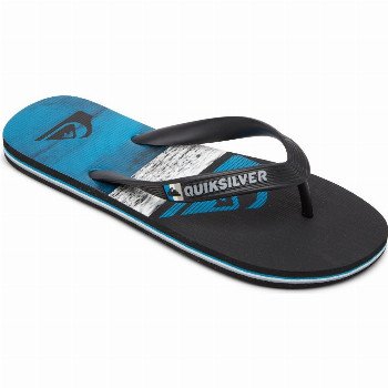 QuiksilverMOLOKAI PANEL - FLIP-FLOPS FOR BOYS BLACK