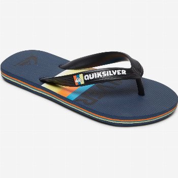 QuiksilverMOLOKAI SLAB - FLIP-FLOPS FOR BOYS 8-16 BLACK