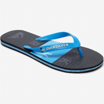 QuiksilverMOLOKAI WORD BLOCK - FLIP-FLOPS FOR MEN BLUE