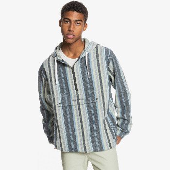 Quiksilver NEO BLUE - TWILL ANORAK FOR MEN BLACK