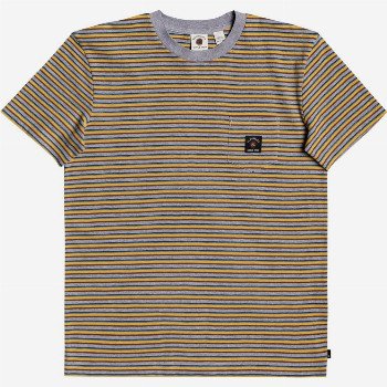 Quiksilver NEW BEAT - T-SHIRT FOR MEN YELLOW