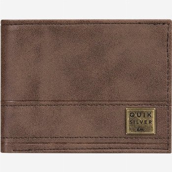 QuiksilverNEW STITCHY - TRI-FOLD WALLET FOR MEN BROWN