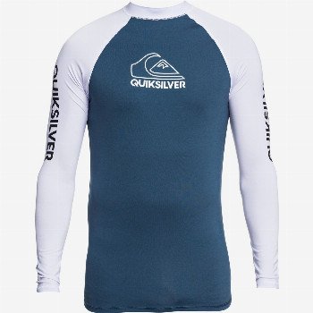 QuiksilverON TOUR - LONG SLEEVE UPF 50 RASH VEST FOR MEN BLUE