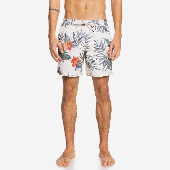 Quiksilver PARADISE EXPRESS 15" - SWIM SHORTS FOR MEN WHITE