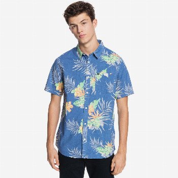Quiksilver PARADISE EXPRESS - SHORT SLEEVE SHIRT FOR MEN BLUE