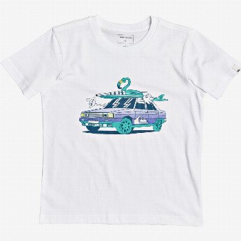 Quiksilver RAD DIGITAL TIME - T-SHIRT FOR BOYS 2-7 WHITE