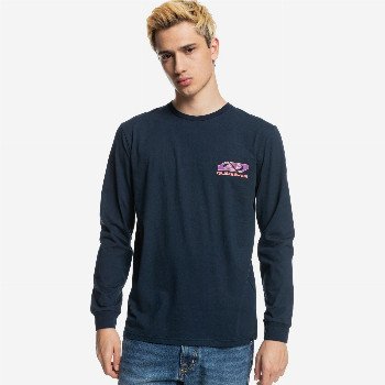QuiksilverRETURN TO THE MOON - LONG SLEEVE T-SHIRT FOR MEN BLUE