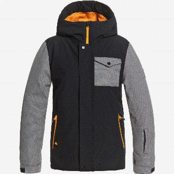QuiksilverRIDGE - SNOW JACKET FOR BOYS 8-16 BLACK