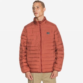 Quiksilver SCALY - PUFFER JACKET FOR MEN BROWN