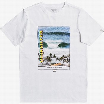 QuiksilverSCENIC DRIVE - T-SHIRT FOR BOYS 8-16 WHITE