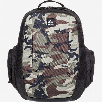 Quiksilver SCHOOLIE 30L - LARGE BACKPACK GREEN