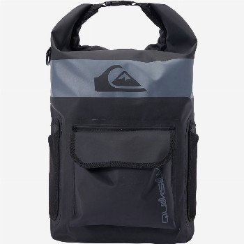 Quiksilver SEA STASH 20L - MEDIUM SURF BACKPACK FOR MEN BLACK