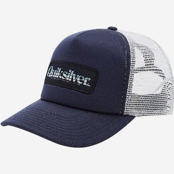 Quiksilver SLAB SCRAPPER - TRUCKER CAP FOR MEN BLUE