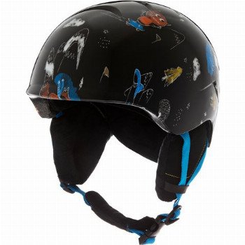 Quiksilver SLUSH - SNOWBOARD/SKI HELMET FOR BOYS 2-12 BLACK