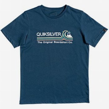 Quiksilver STONE COLD CLASSIC - T-SHIRT FOR BOYS 8-16 BLUE