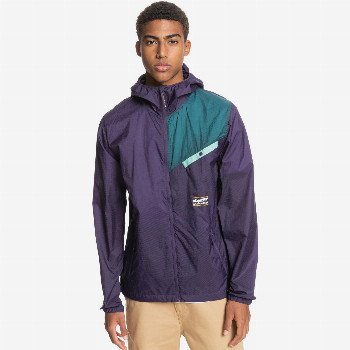 Quiksilver SUMMIT LINE - WINDBREAKER JACKET FOR MEN PURPLE