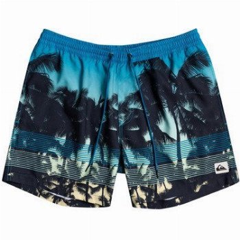 Quiksilver SUNSET 14" - SWIM SHORTS FOR BOYS 8-16 GREEN