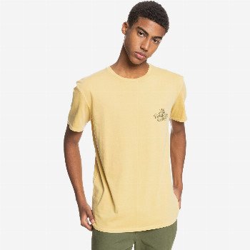 QuiksilverSURF SAFARI - ORGANIC T-SHIRT FOR MEN YELLOW