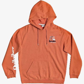 Quiksilver SWEET AS SLAB - HOODIE FOR MEN ORANGE