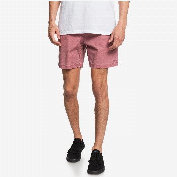Quiksilver TAXER 17" - ELASTICATED SHORTS FOR MEN BROWN