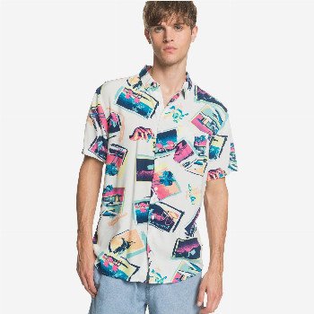 QuiksilverVACANCY - SHORT SLEEVE SHIRT FOR MEN WHITE