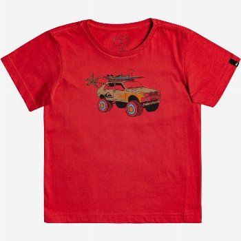 Quiksilver VERY ROOTSY - T-SHIRT FOR BOYS 2-7 RED
