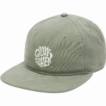 Quiksilver WASH BUCKLER - STRAPBACK CAP FOR MEN BROWN