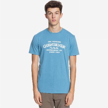 QuiksilverWIDER MILE - T-SHIRT FOR MEN BLUE