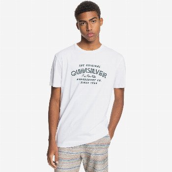 Quiksilver WIDER MILE - T-SHIRT FOR MEN WHITE