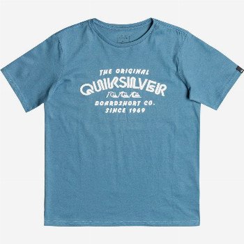 QuiksilverWILDER MILE - T-SHIRT FOR BOYS 8-16 BLUE