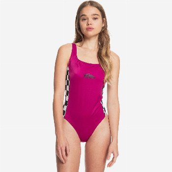 Quiksilver WOMENS HERITAGE - ONE-PIECE SWIMSUIT FOR WOMEN PINK