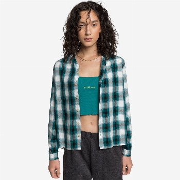 QuiksilverWOMENS - LONG SLEEVE CAMP SHIRT FOR WOMEN BLUE