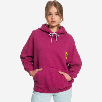 Quiksilver WOMENS - ORGANIC OVERSIZED HOODIE FOR WOMEN PINK