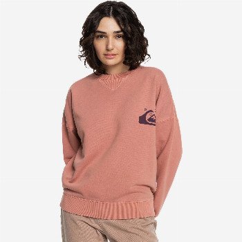 QuiksilverWOMENS - ORGANIC SWEATSHIRT FOR WOMEN PINK