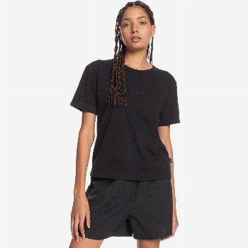 Quiksilver WOMENS - ORGANIC T-SHIRT FOR WOMEN BLACK