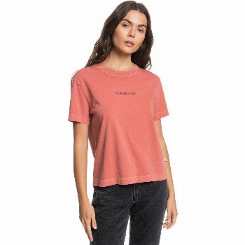 Quiksilver WOMENS - ORGANIC T-SHIRT FOR WOMEN PINK