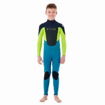 Rip Curl BOYS OMEGA 3/2MM BACK ZIP WETSUIT - NAVY