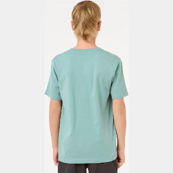 Rip Curl BOYS REFILL T-SHIRT IN BLUE LAGOON