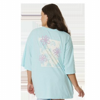 Rip Curl COSMIC DREAMS HERITAGE T-SHIRT IN LIGHT BLUE