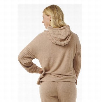 Rip Curl COSY HOODIE IN BEIGE