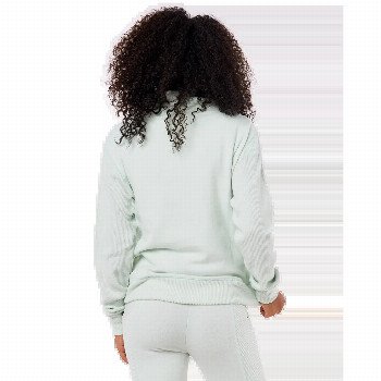 Rip Curl COSY II ROLL NECK SWEATSHIRT IN MINT MARBLE