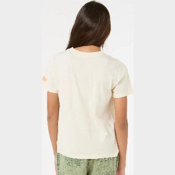 Rip Curl GIRLS ISLAND BLISS ART T-SHIRT IN BONE