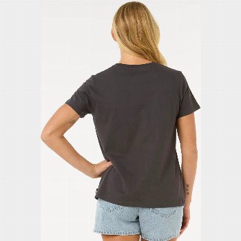 Rip Curl GLIDING STANDARD T-SHIRT IN WASHED BLACK