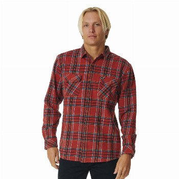 Rip Curl GRIFFIN FLANNEL SHIRT - RED