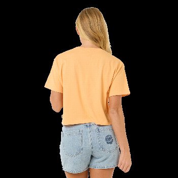 Rip Curl LA PALOMA CROP T-SHIRT IN PASTEL ORANGE