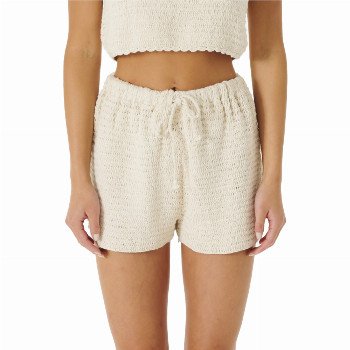 Rip Curl OCEANS TOGETHER CROCHET SHORTS - OFF WHITE